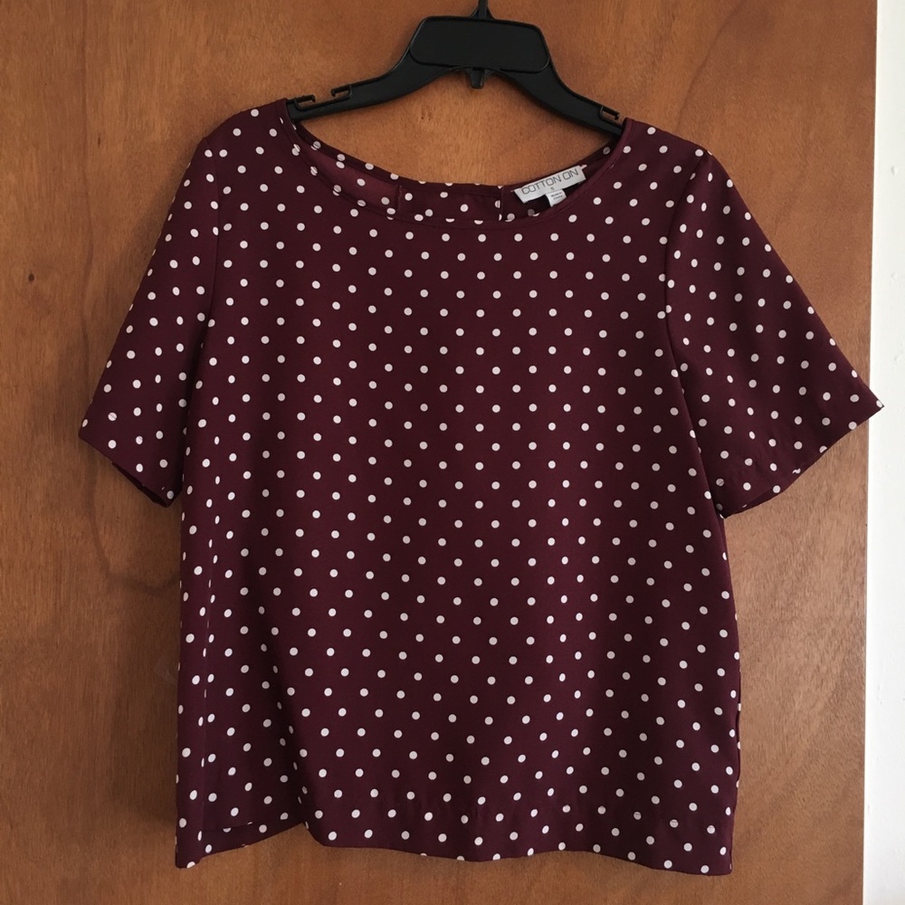 Polkadot short blouse